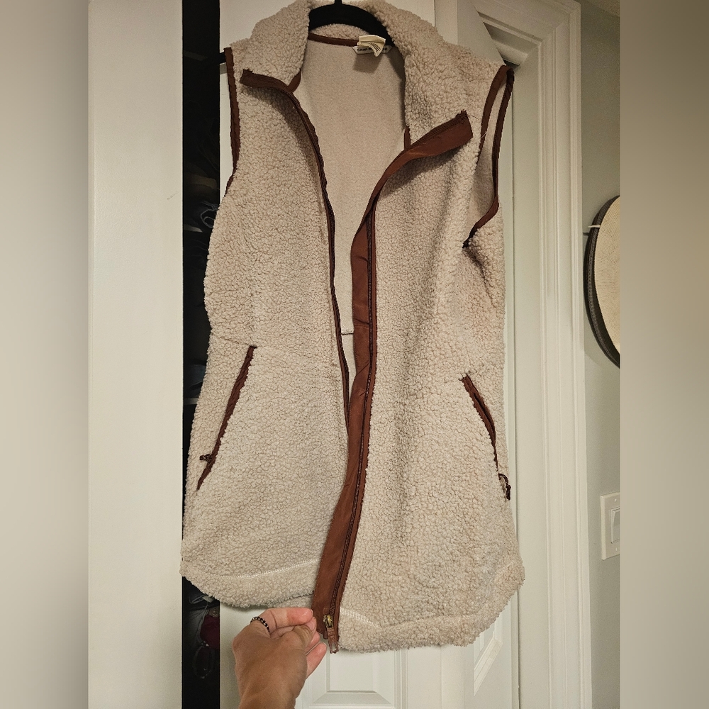 Avalanche Cream and Brown Teddy Jacket